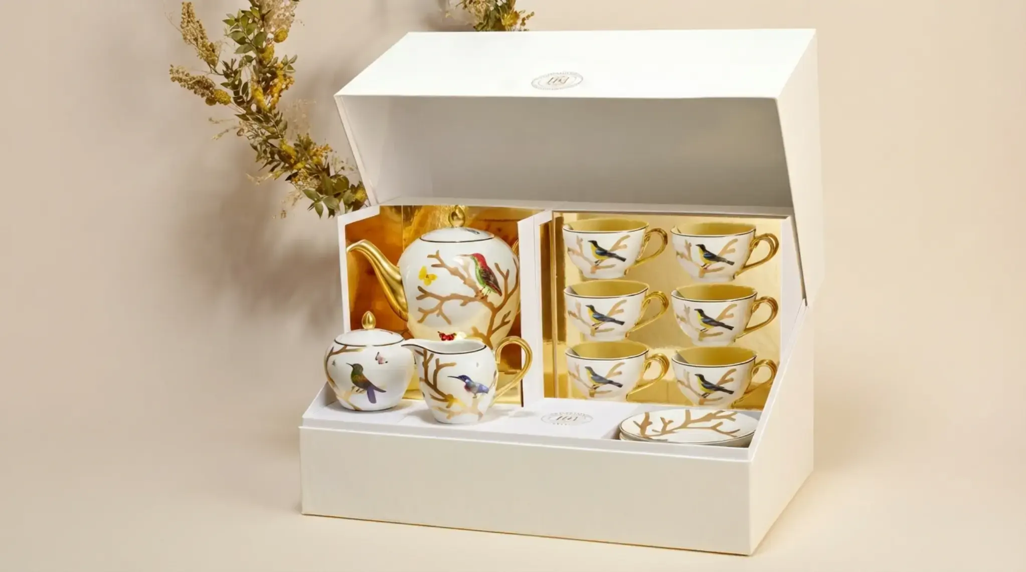 ceramic tea gift set for business