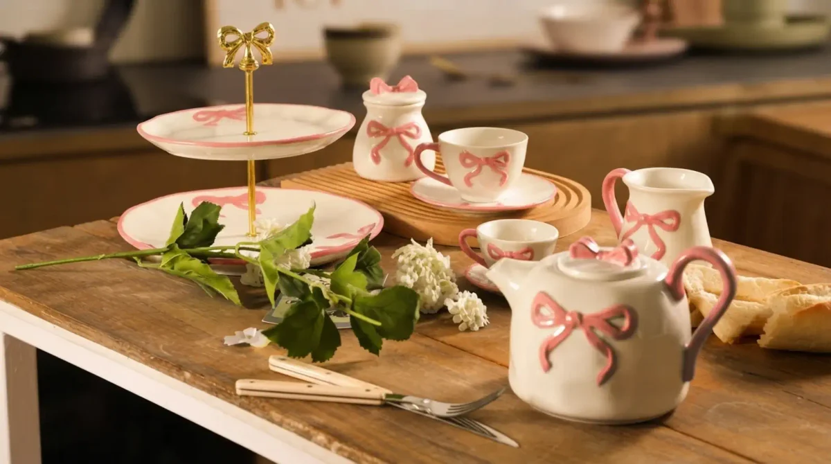 ceramic tea gift set for home